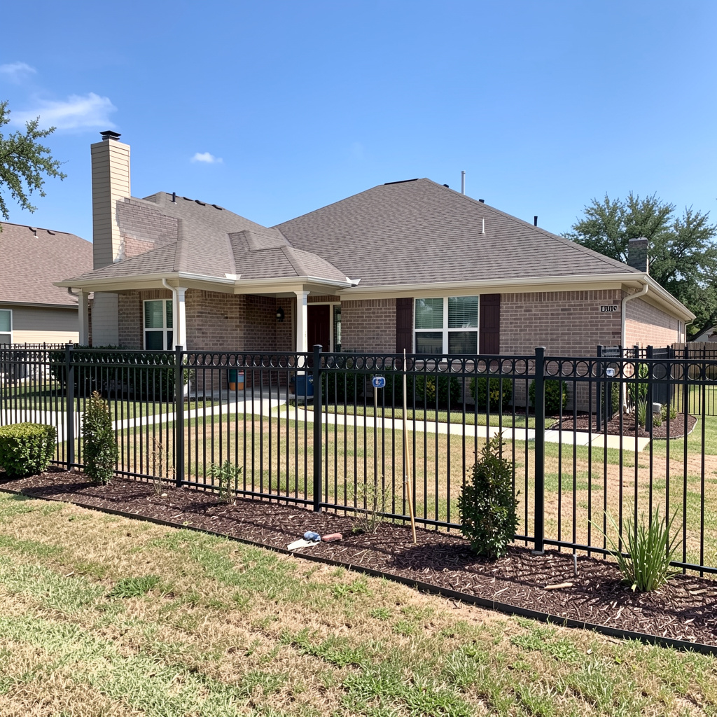 Wrought Iron Fence Installation in Odessa, TX